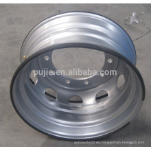 Rim de acero de la rueda de acero del camión de calidad superior 22.5 * 8.25 plata